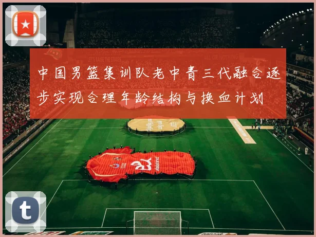 中国男篮集训队老中青三代融合逐步实现合理年龄结构与换血计划
